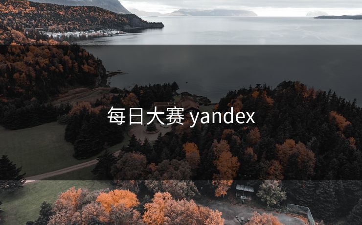 每日大赛 yandex